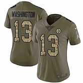 Women Nike Steelers 13 James Washington Olive Camo Salute To Service Limited Jersey Dzhi,baseball caps,new era cap wholesale,wholesale hats